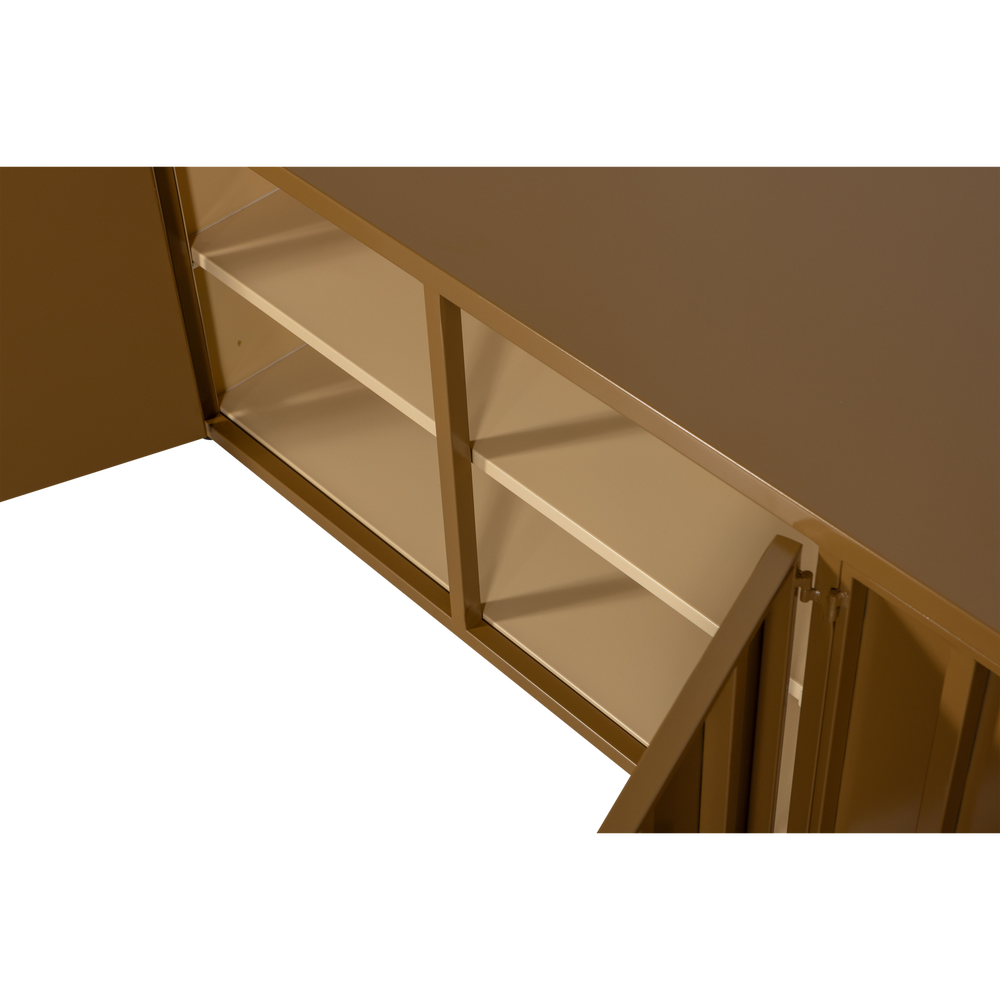 LEVEL TV MEUBEL METAAL HONINGGEEL 44X160 CM