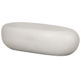 PEBBLE SALONTAFEL BETONLOOK WIT 28X100X43 CM