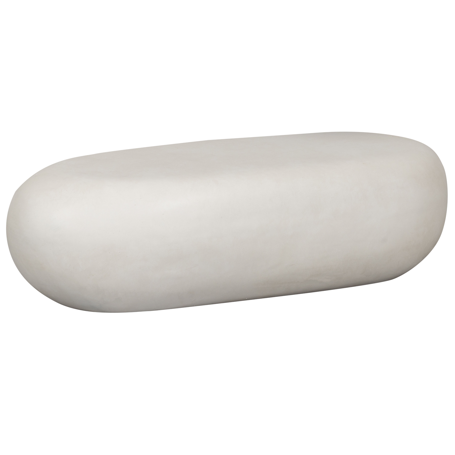 PEBBLE SALONTAFEL BETONLOOK WIT 28X100X43 CM