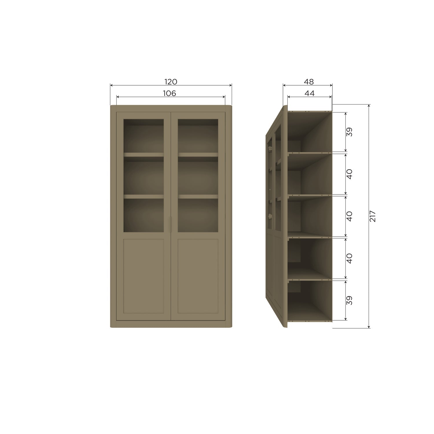 GUNNAR BUFFETKAST GRENEN MUD [fsc]