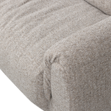 BAGGY HOEKBANK LINKS GEWEVEN STOF NATUREL MELANGE