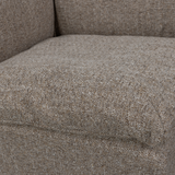 BAGGY HOEKELEMENT BRUIN MELANGE