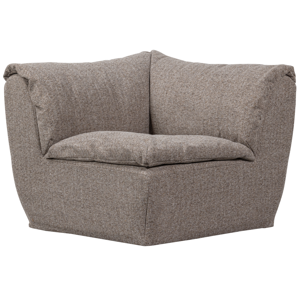 BAGGY HOEKELEMENT BRUIN MELANGE