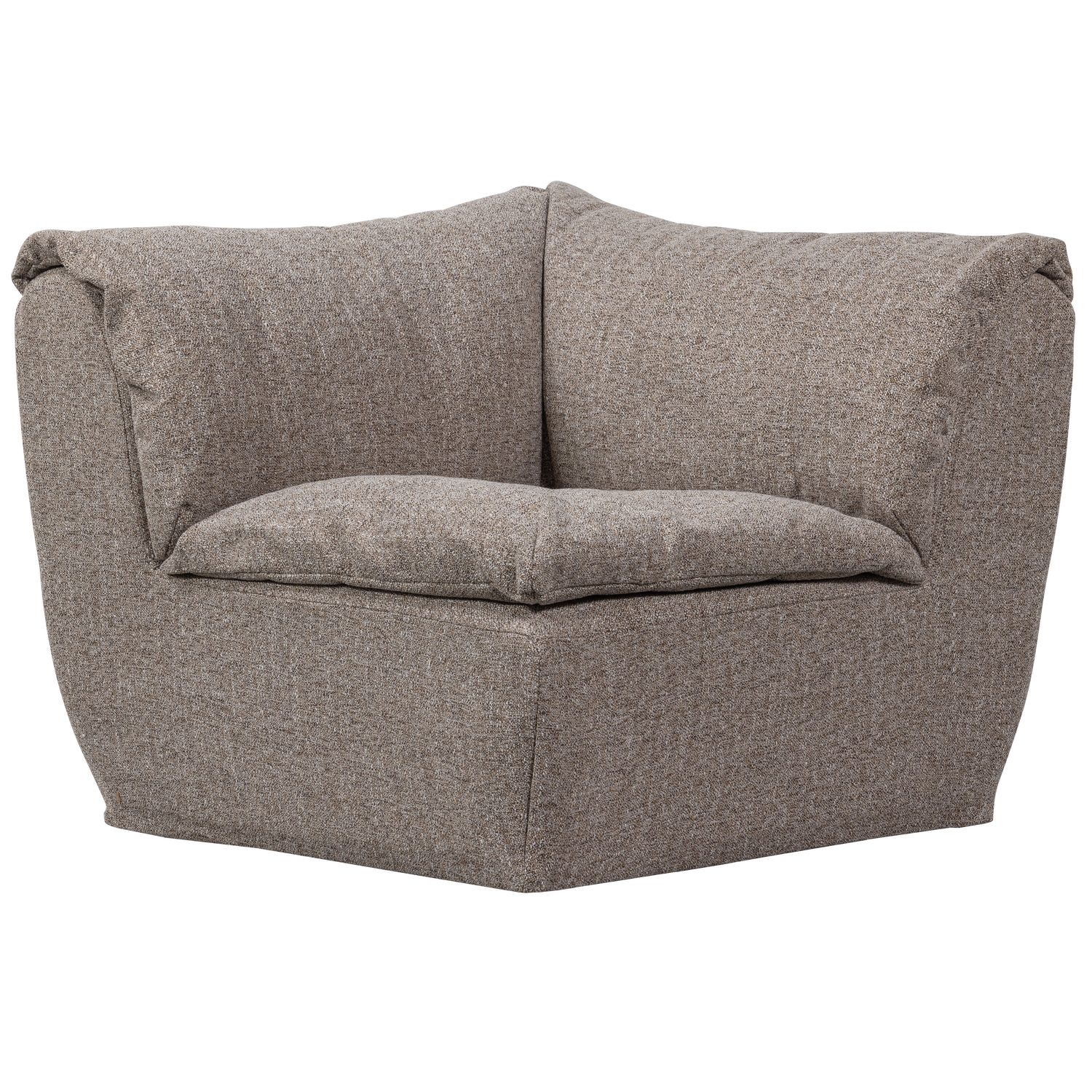 BAGGY HOEKELEMENT BRUIN MELANGE