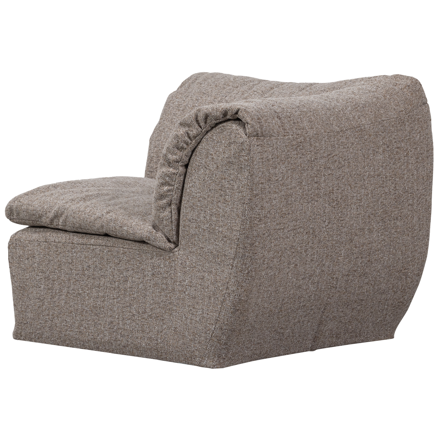 BAGGY HOEKELEMENT BRUIN MELANGE