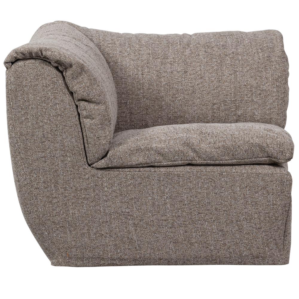 BAGGY HOEKELEMENT BRUIN MELANGE