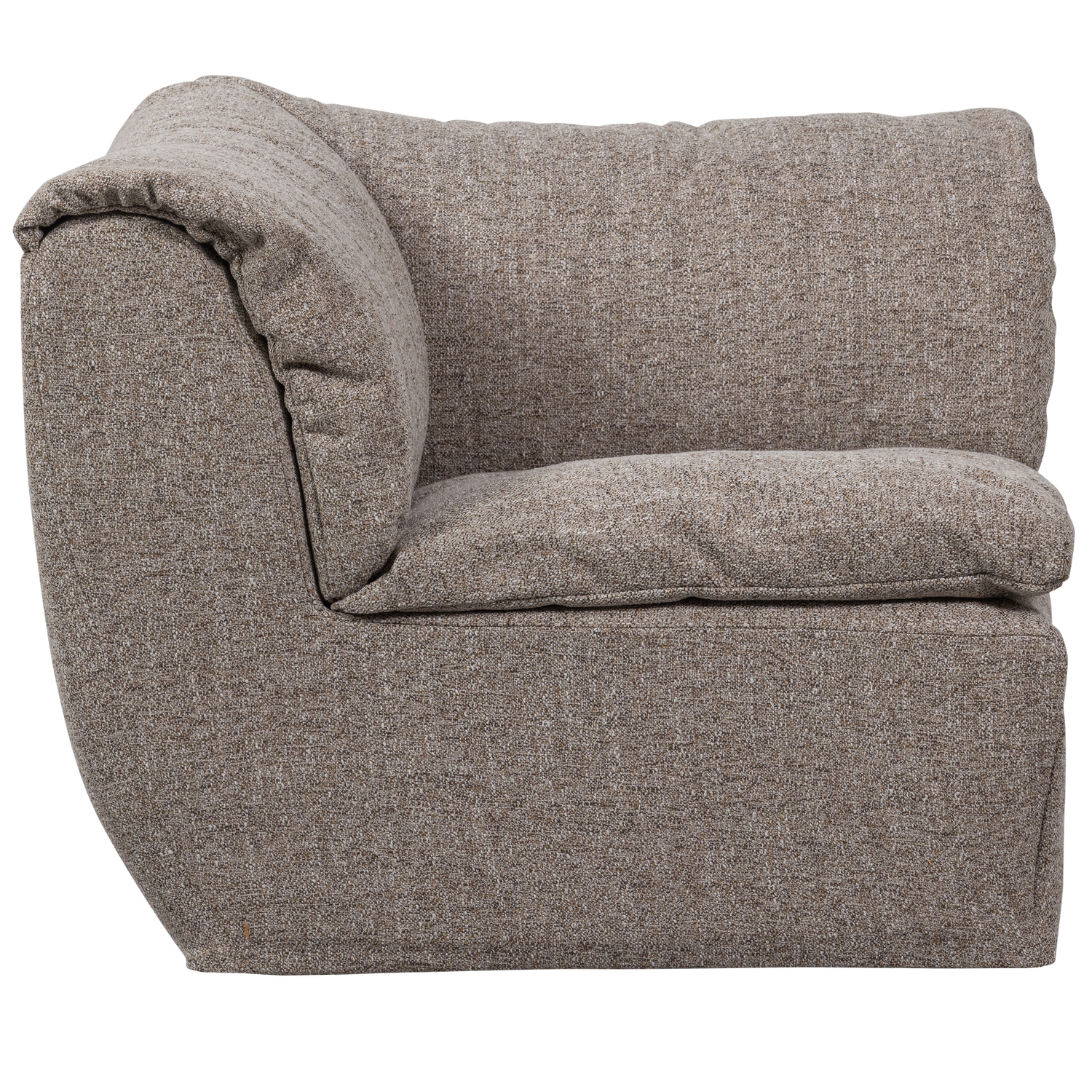 BAGGY HOEKELEMENT BRUIN MELANGE