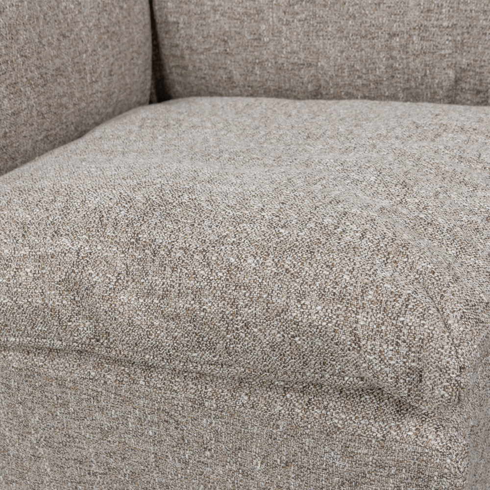 BAGGY HOEKELEMENT NATUREL MELANGE