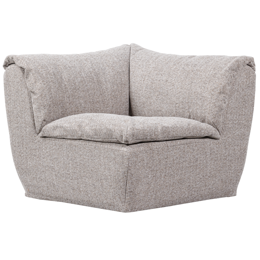 BAGGY HOEKELEMENT NATUREL MELANGE