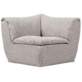 BAGGY HOEKELEMENT NATUREL MELANGE