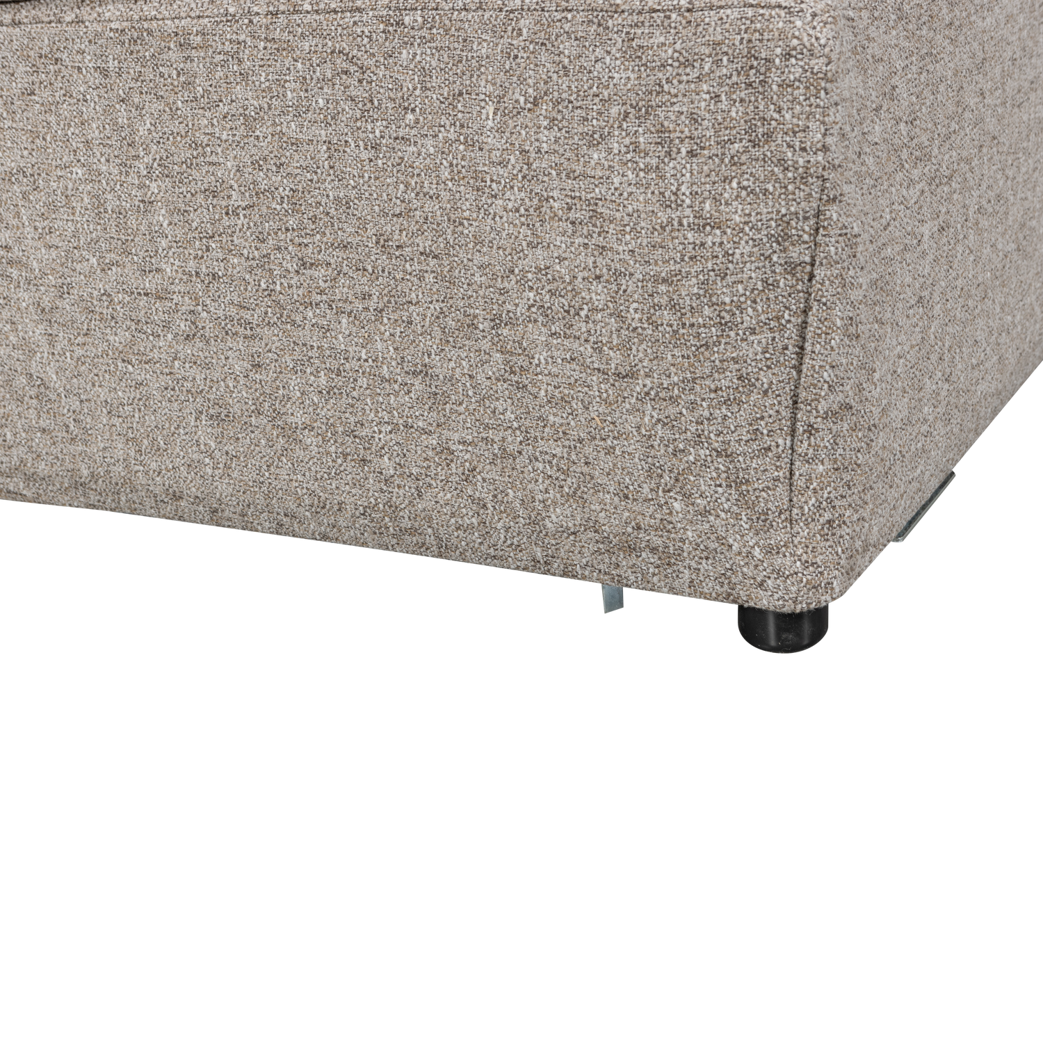 BAGGY HOEKELEMENT NATUREL MELANGE