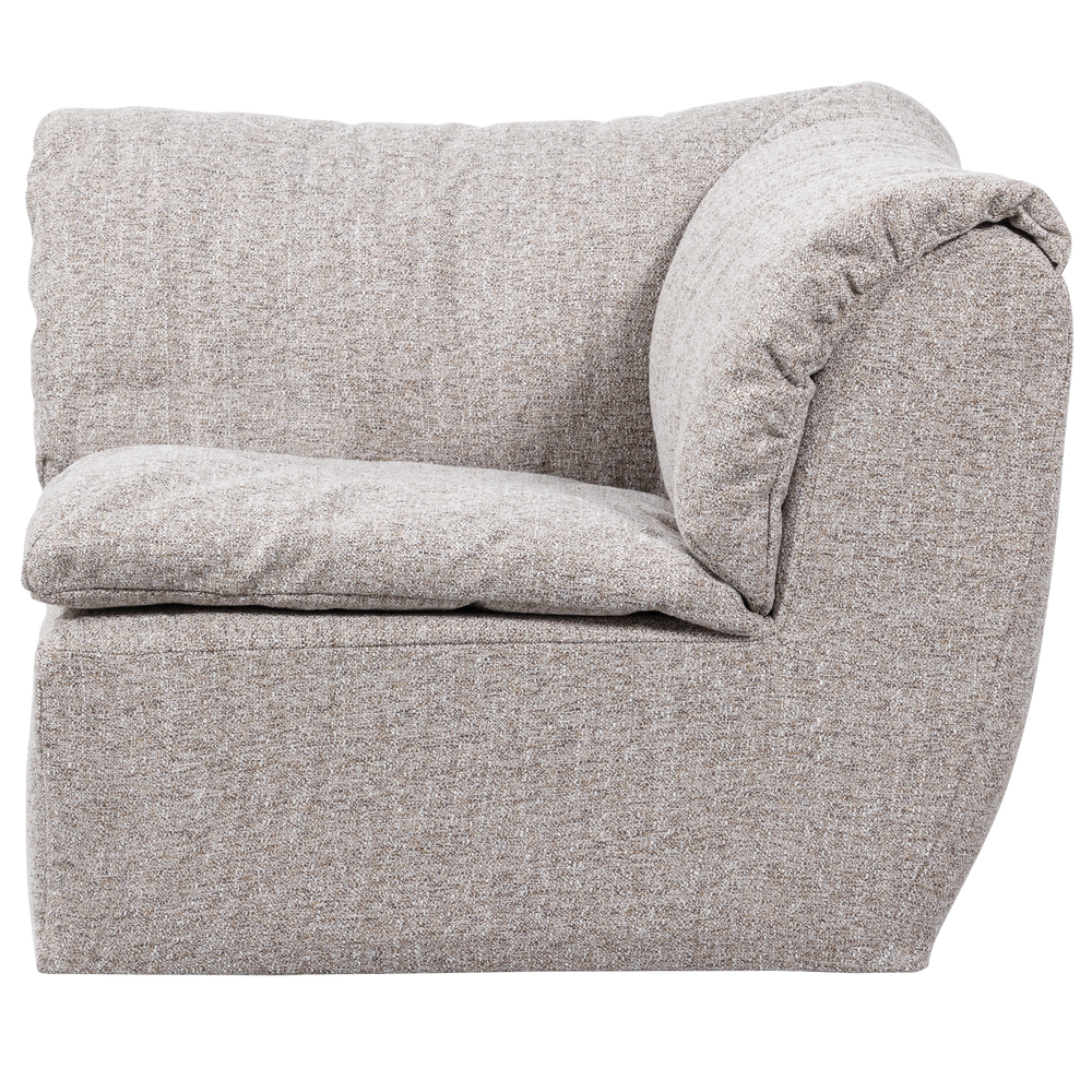 BAGGY HOEKELEMENT NATUREL MELANGE