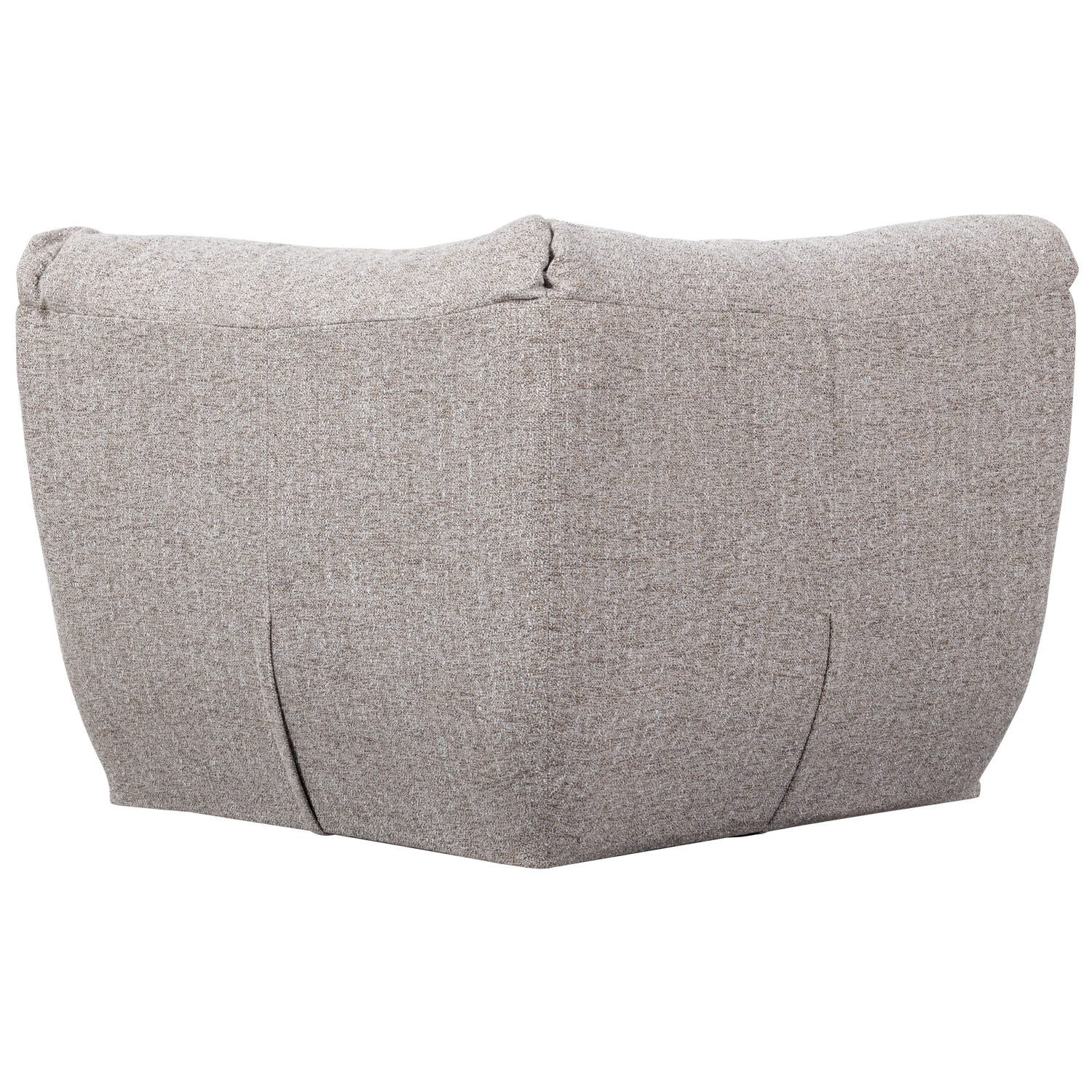 BAGGY HOEKELEMENT NATUREL MELANGE