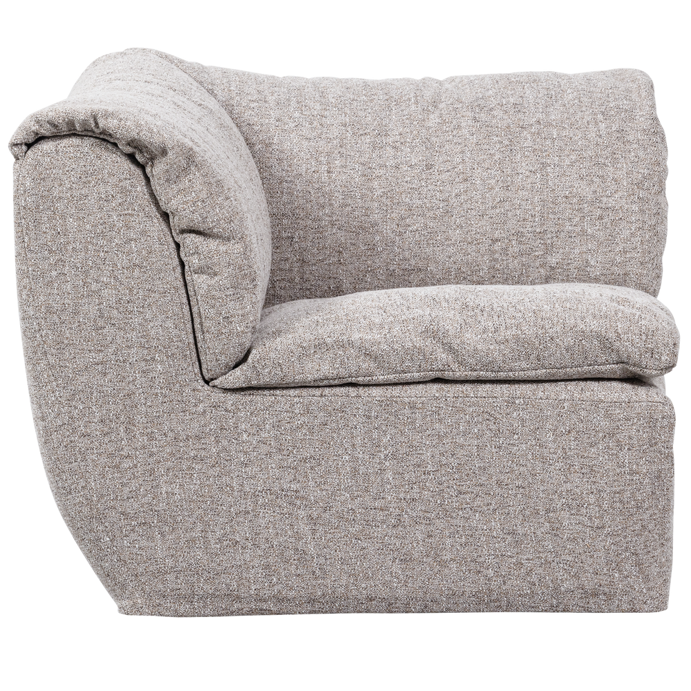 BAGGY HOEKELEMENT NATUREL MELANGE