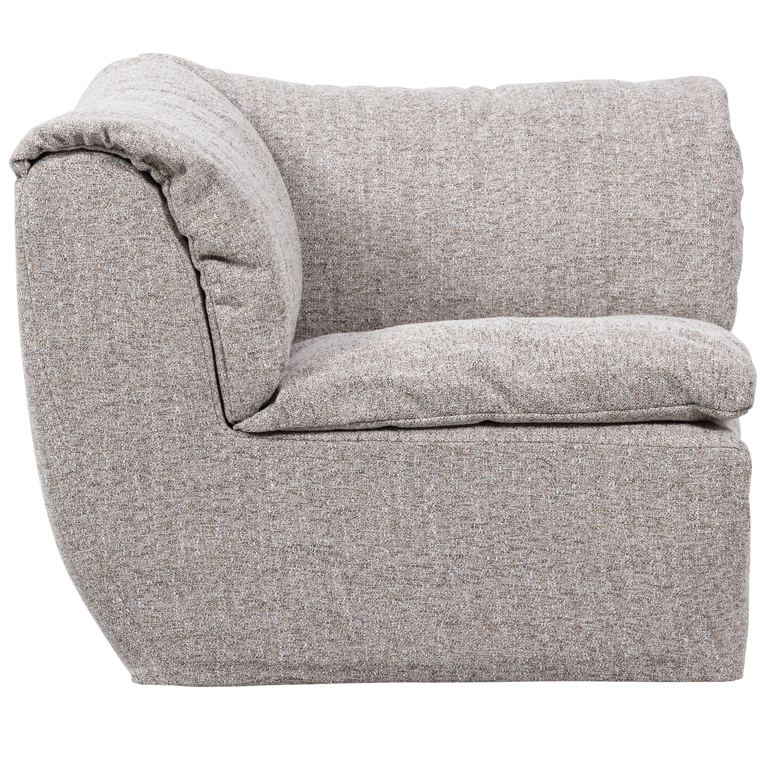 BAGGY HOEKELEMENT NATUREL MELANGE