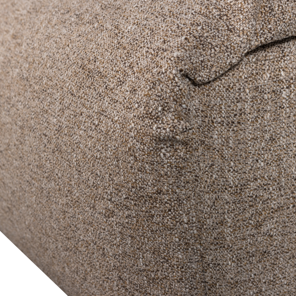 BAGGY HOCKER GEWEVEN STOF BRUIN MELANGE