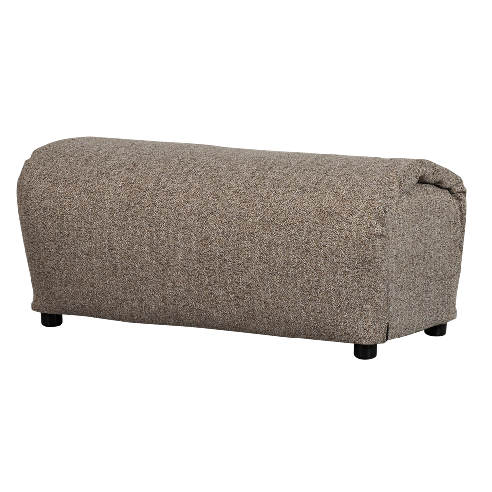 BAGGY HOCKER GEWEVEN STOF BRUIN MELANGE