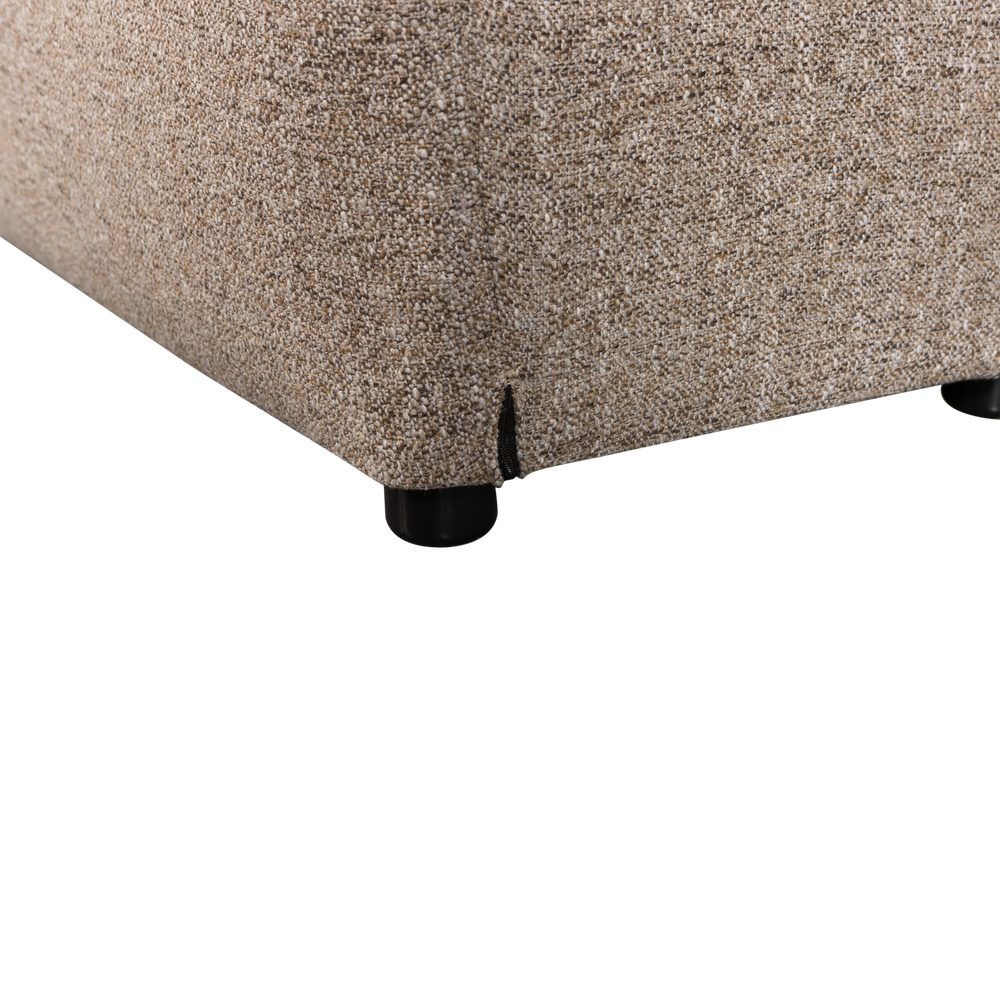 BAGGY HOCKER GEWEVEN STOF BRUIN MELANGE