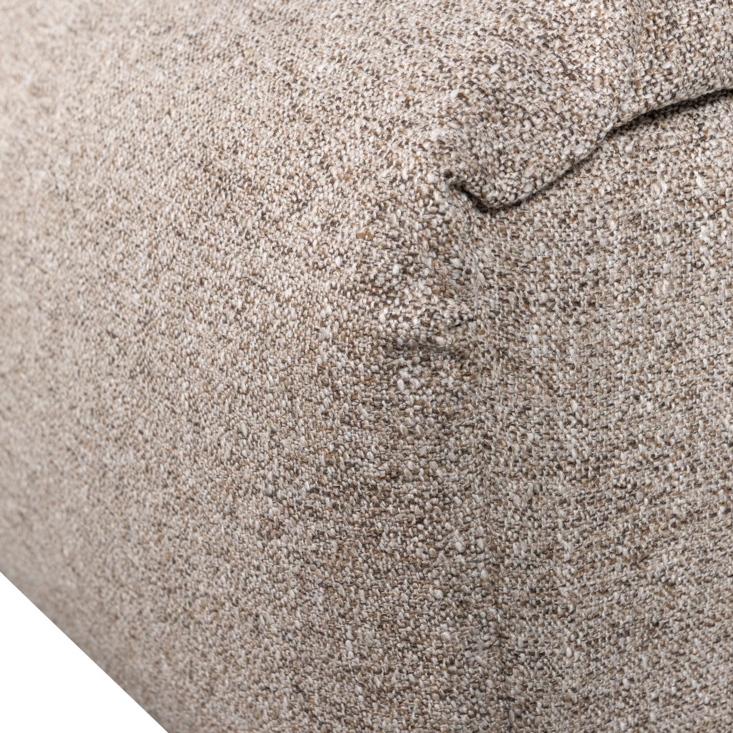 BAGGY HOCKER GEWEVEN STOF NATUREL MELANGE