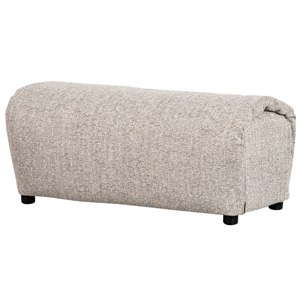 BAGGY HOCKER GEWEVEN STOF NATUREL MELANGE