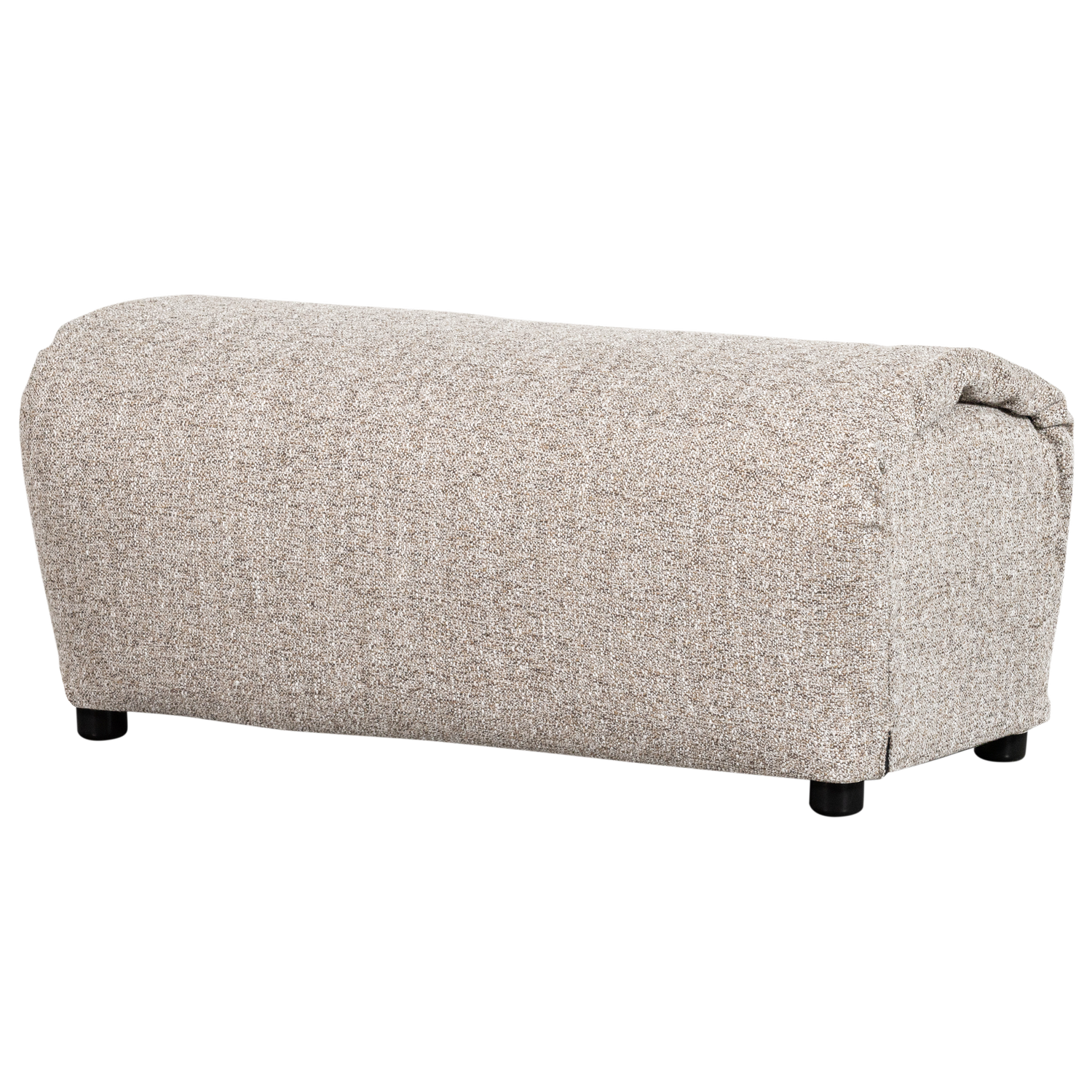 BAGGY HOCKER GEWEVEN STOF NATUREL MELANGE