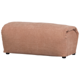 BAGGY HOCKER GEWEVEN CHENILLE OUD ROZE