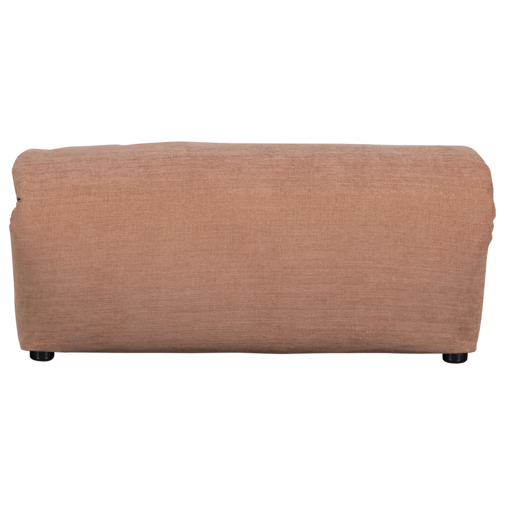 BAGGY HOCKER GEWEVEN CHENILLE OUD ROZE