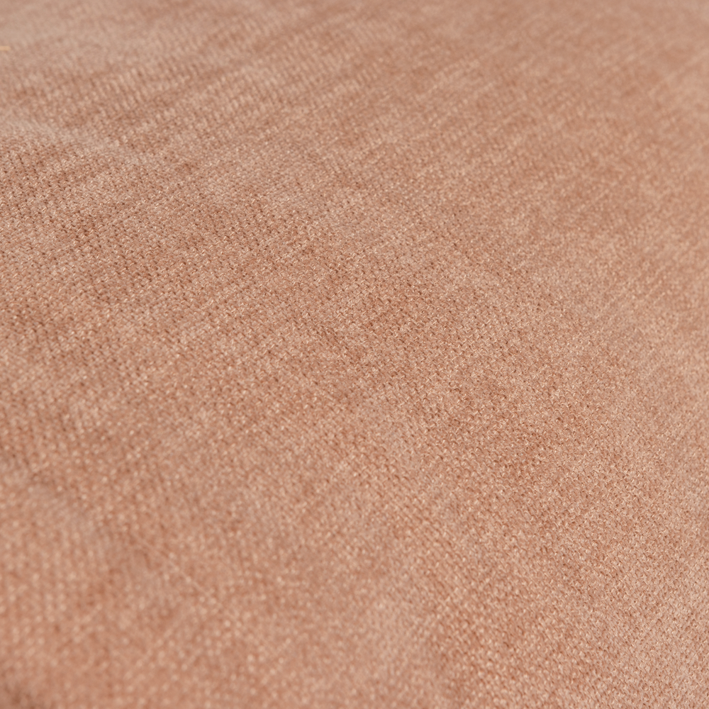 BAGGY HOCKER GEWEVEN CHENILLE OUD ROZE