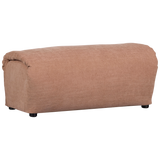 BAGGY HOCKER GEWEVEN CHENILLE OUD ROZE