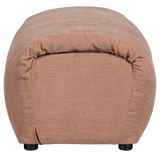 BAGGY HOCKER GEWEVEN CHENILLE OUD ROZE