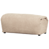 BAGGY HOCKER GEWEVEN CHENILLE ZAND