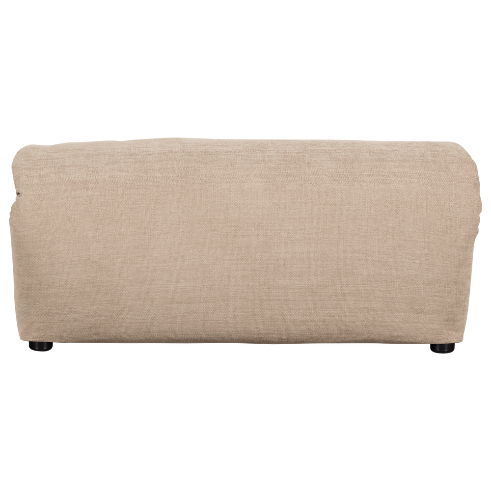 BAGGY HOCKER GEWEVEN CHENILLE ZAND