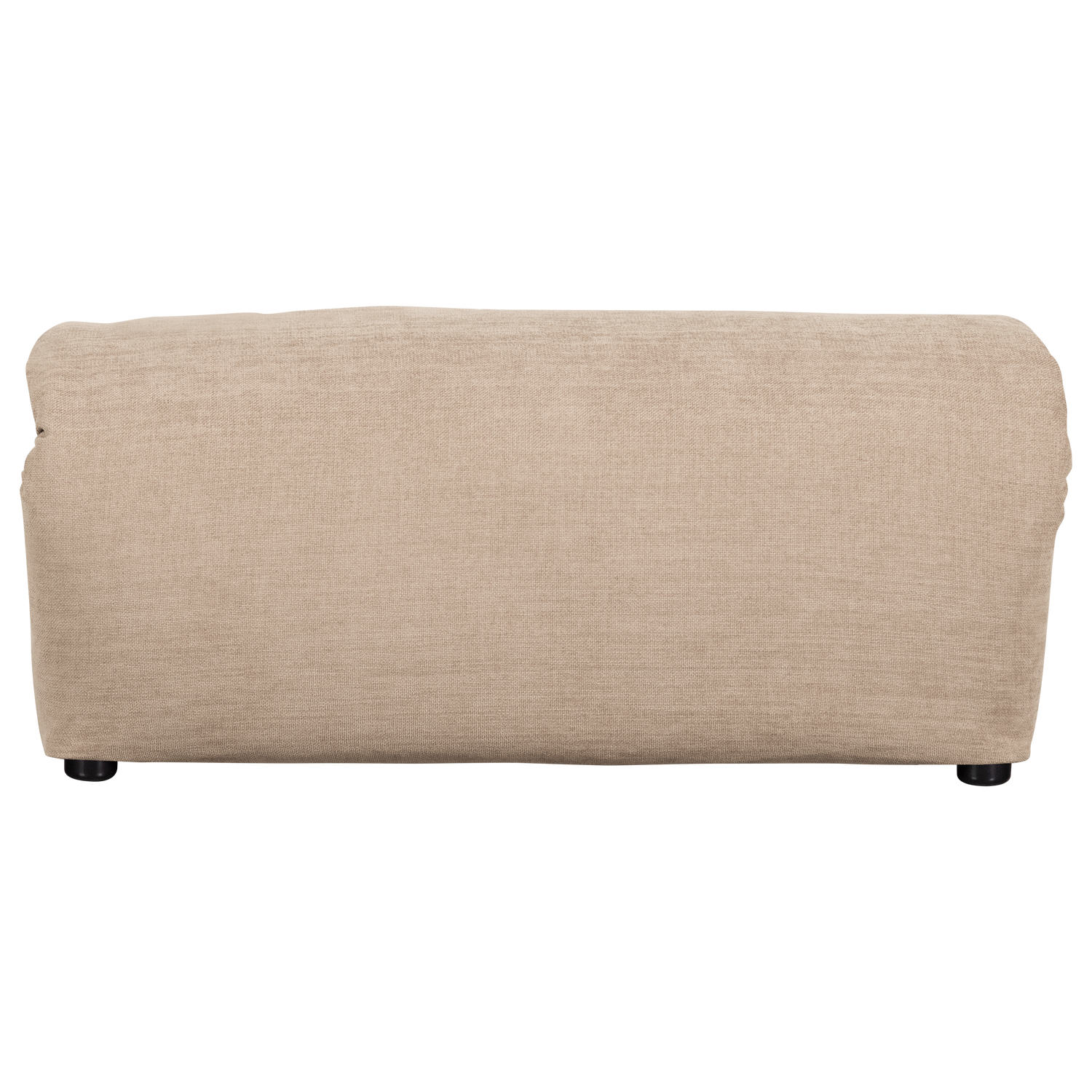 BAGGY HOCKER GEWEVEN CHENILLE ZAND