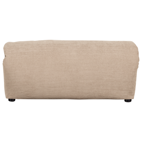 BAGGY HOCKER GEWEVEN CHENILLE ZAND