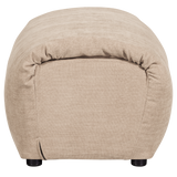 BAGGY HOCKER GEWEVEN CHENILLE ZAND