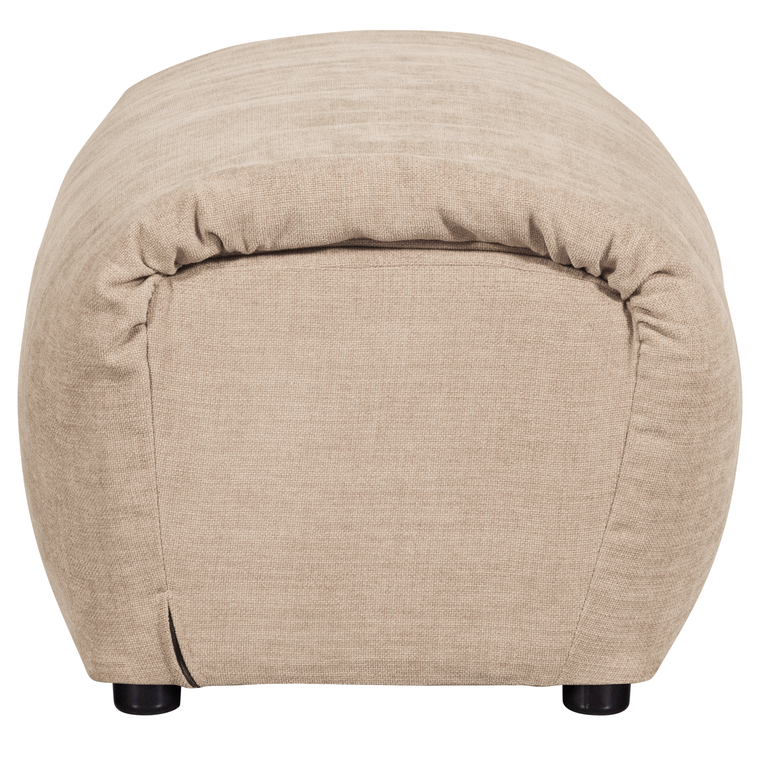 BAGGY HOCKER GEWEVEN CHENILLE ZAND