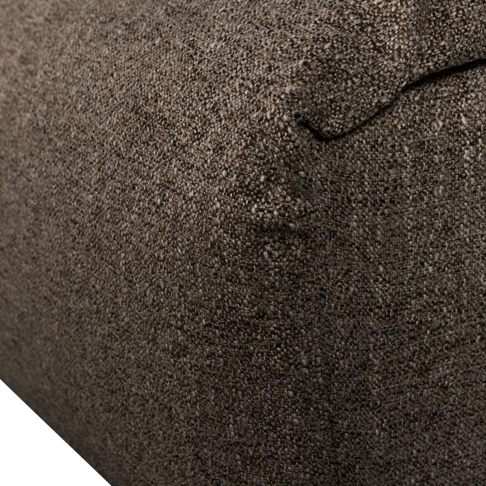 BAGGY HOCKER GEWEVEN STOF WARMGRIJS MELANGE