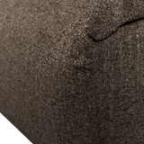 BAGGY HOCKER GEWEVEN STOF WARMGRIJS MELANGE