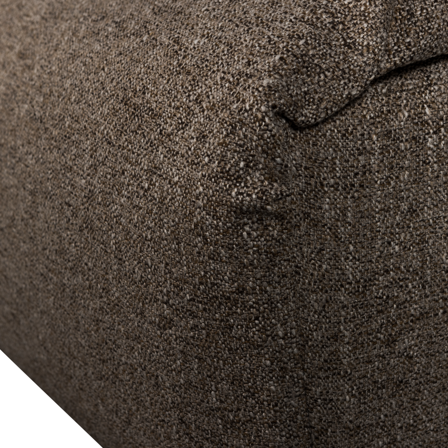 BAGGY HOCKER GEWEVEN STOF WARMGRIJS MELANGE