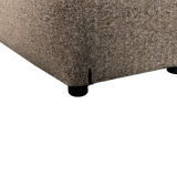 BAGGY HOCKER GEWEVEN STOF WARMGRIJS MELANGE