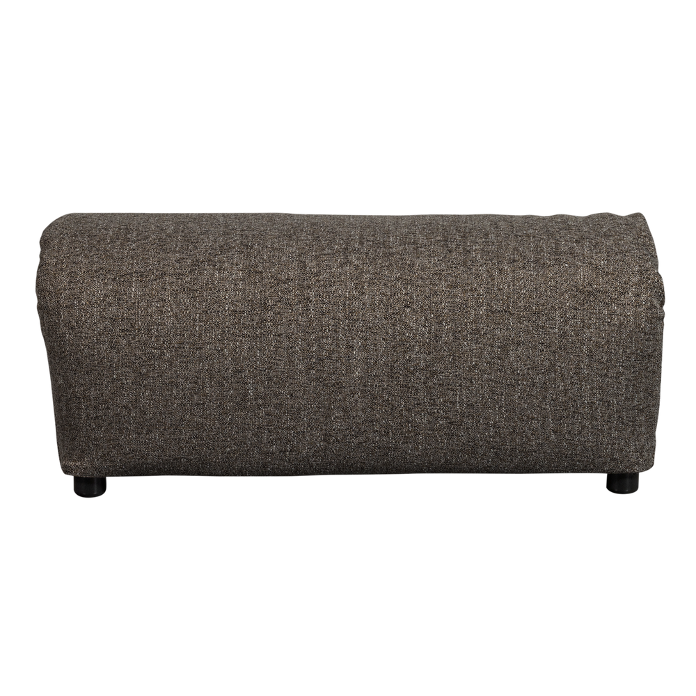 BAGGY HOCKER GEWEVEN STOF WARMGRIJS MELANGE