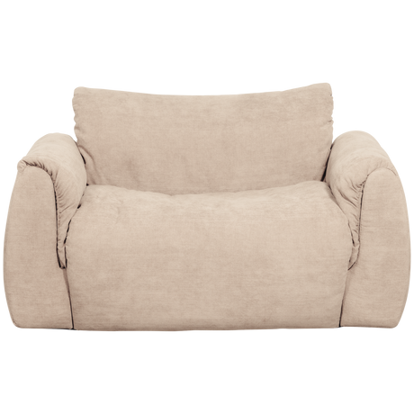 BAGGY LOVESEAT GEWEVEN CHENILLE ZAND