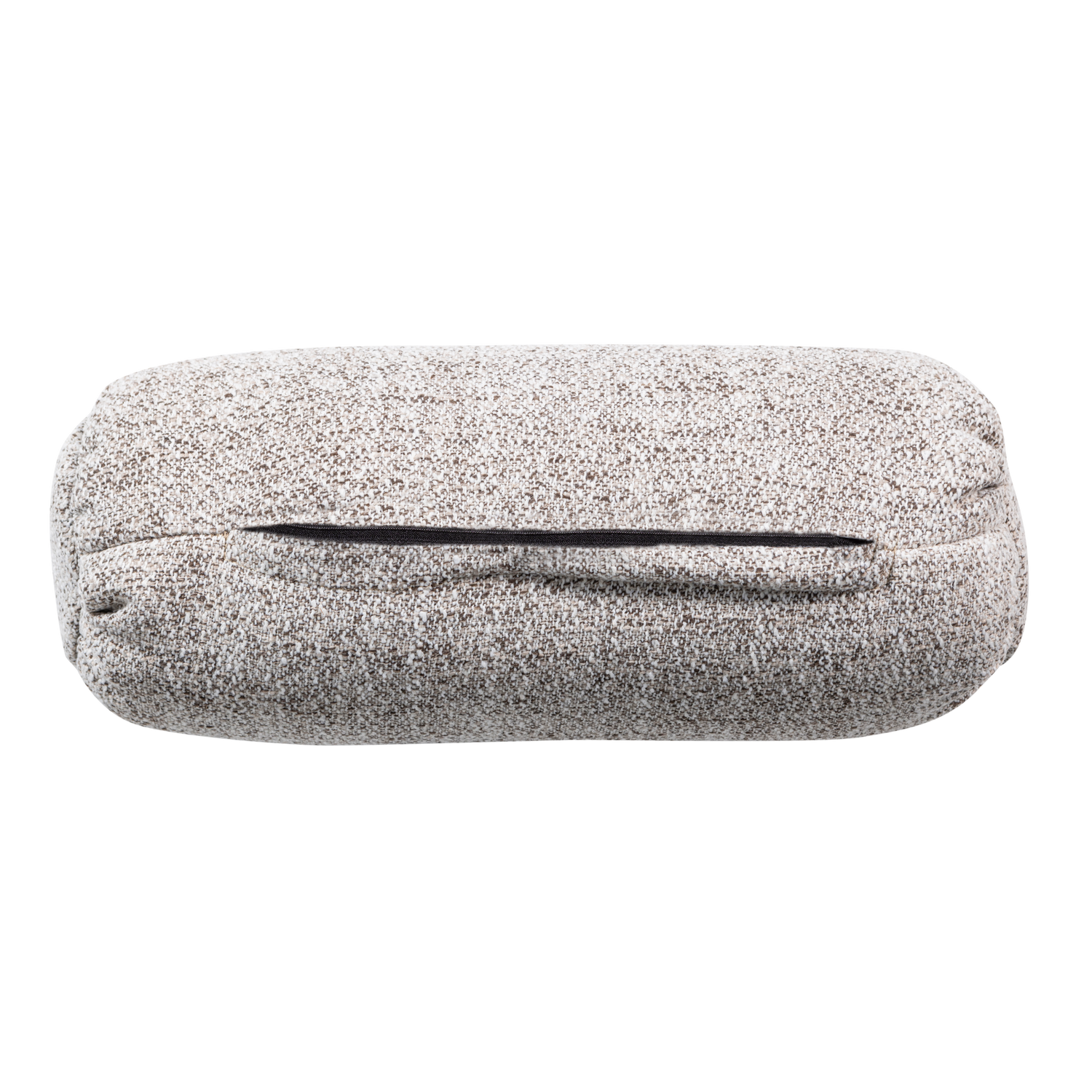 BAGGY ROLKUSSEN 50XO23 CM GEWEVEN STOF NATUREL MELANGE