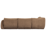 BAGGY HOEKBANK LINKS GEWEVEN CHENILLE BRUIN