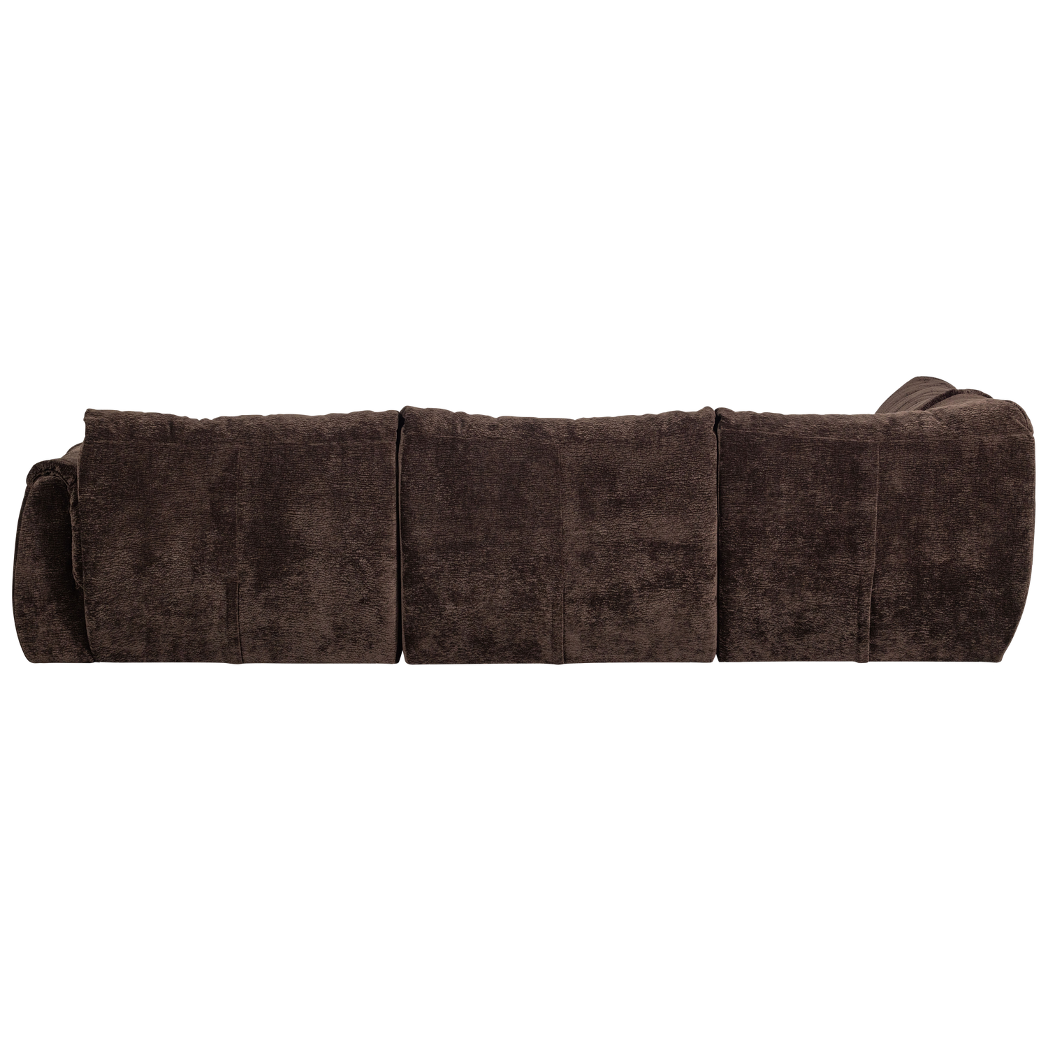 BAGGY HOEKBANK LINKS 3D CHENILLE DONKERBRUIN