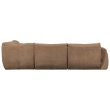 BAGGY HOEKBANK RECHTS GEWEVEN CHENILLE BRUIN