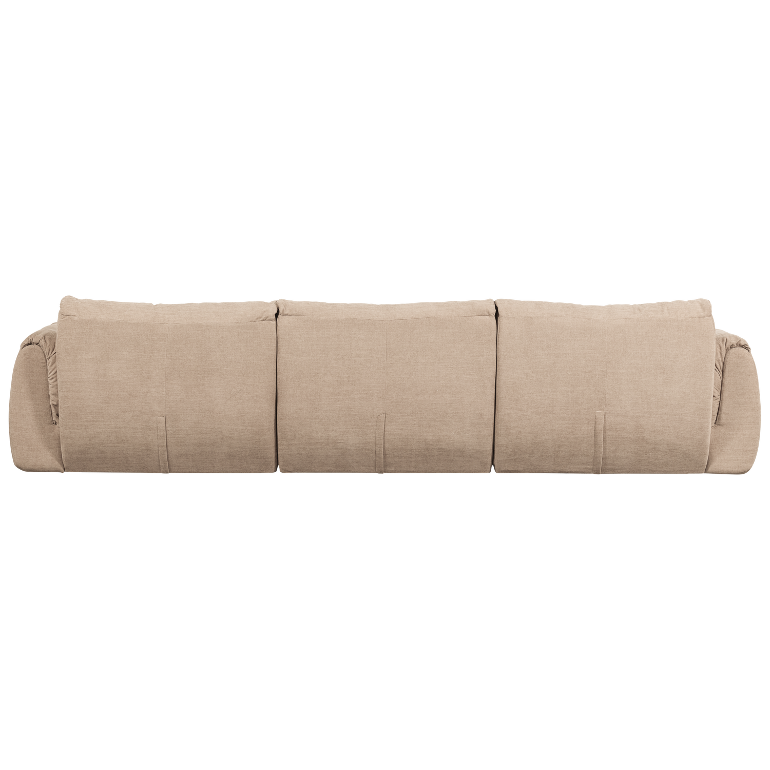 BAGGY 3-ZITS BANK GEWEVEN CHENILLE ZAND