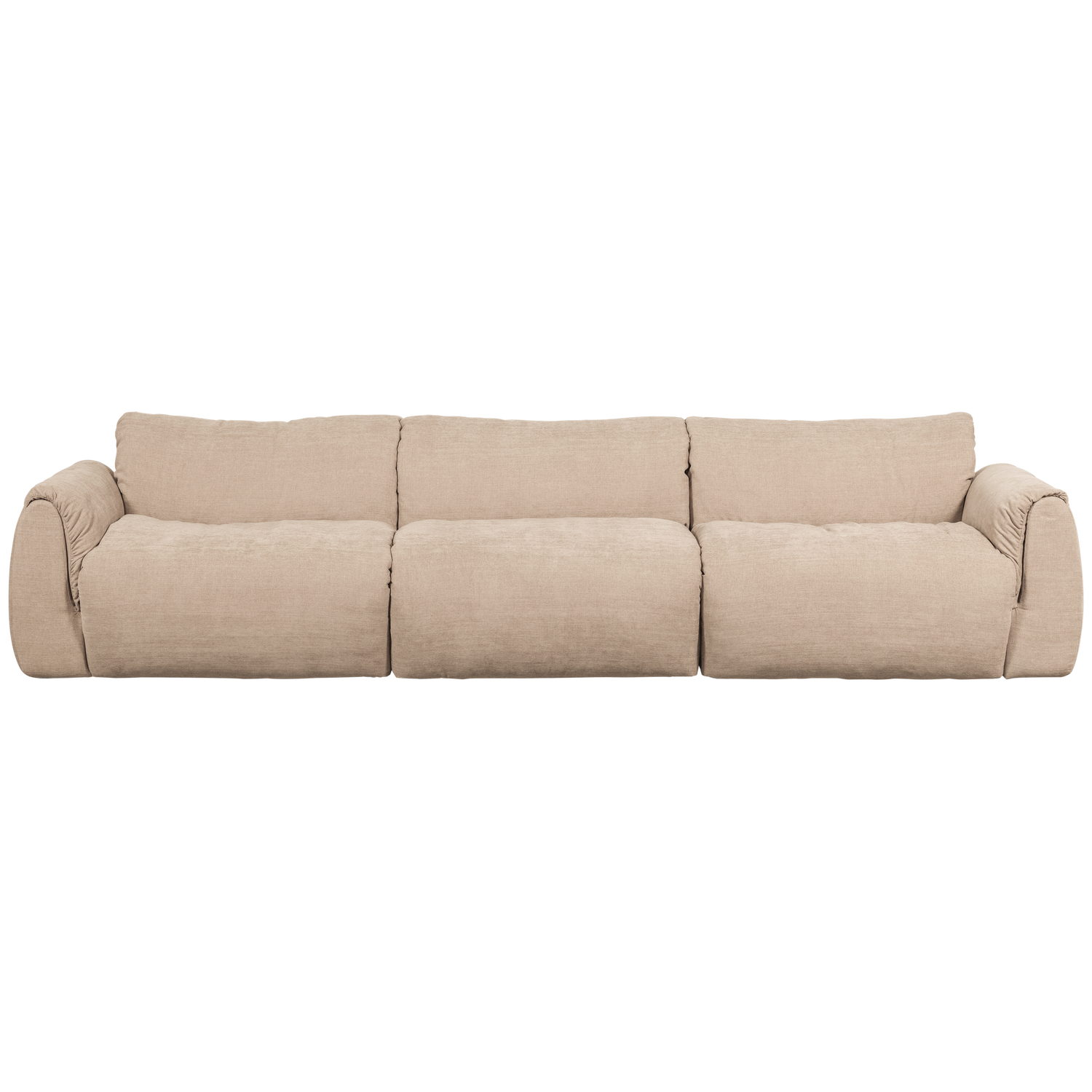 BAGGY 3-ZITS BANK GEWEVEN CHENILLE ZAND