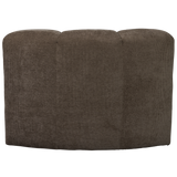 MOJO EETBANK HOEK MET RUGLEUNING RIBSTOF BRUIN