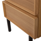 WOOOD - Tours ladekast/nachtkastje 2 lades melamine/mdf naturel